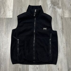Helly Hansen woman’s fleece Zip-Up Vest/ black/Size Small